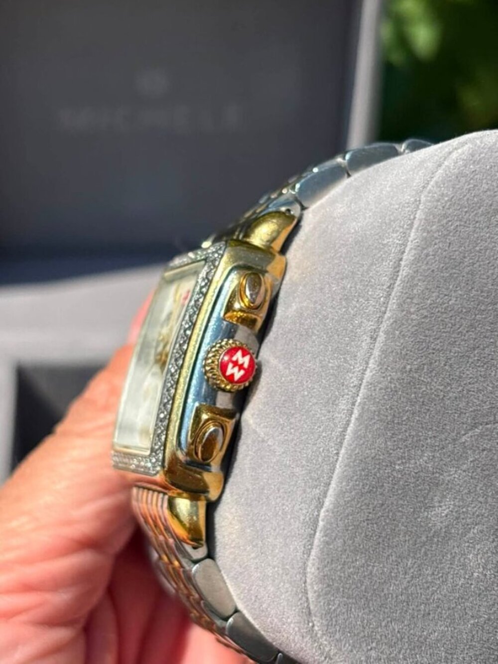 Michele Two-Tone Signature Deco Watch - Picture 12 of 16